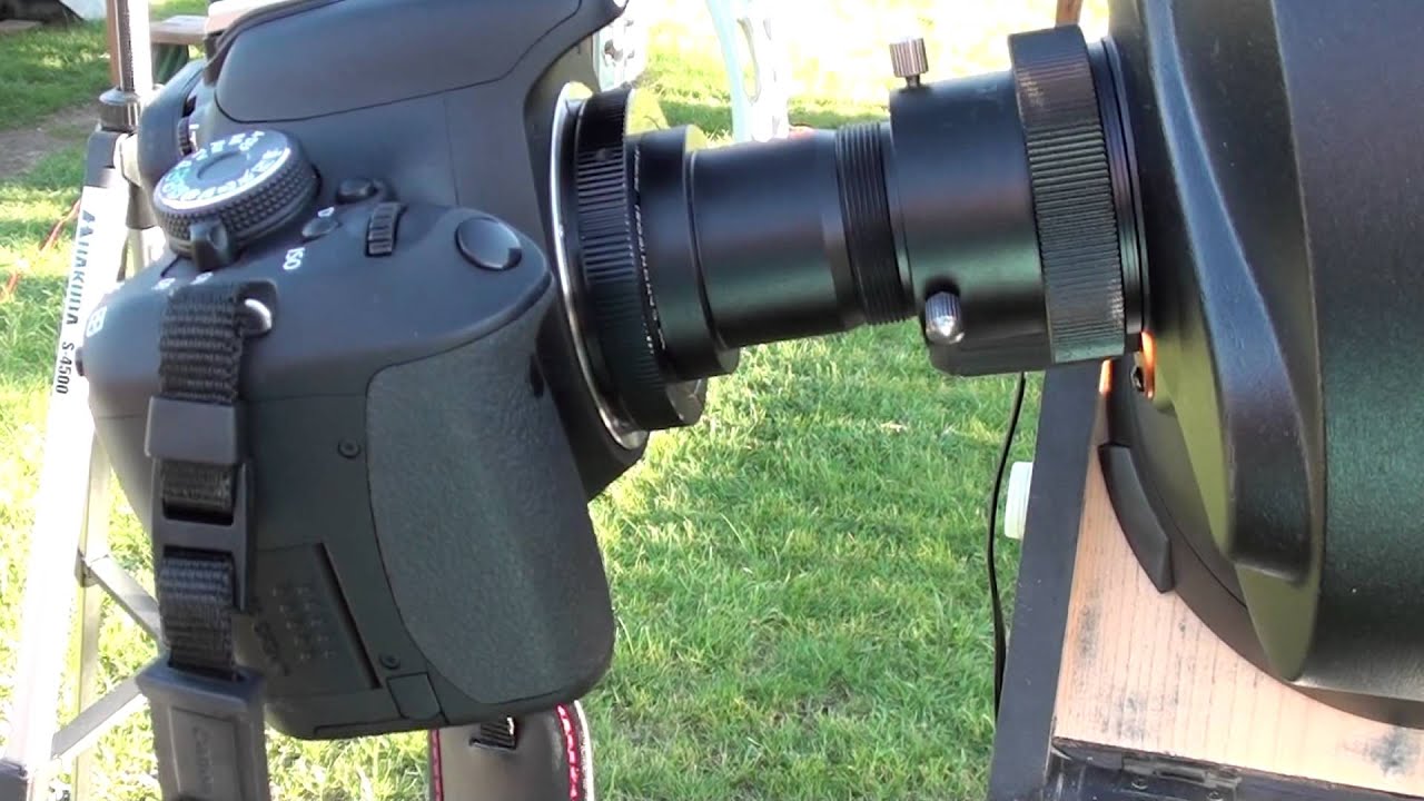 Attaching a Canon EOS 3Ti to a NexStar 6SE