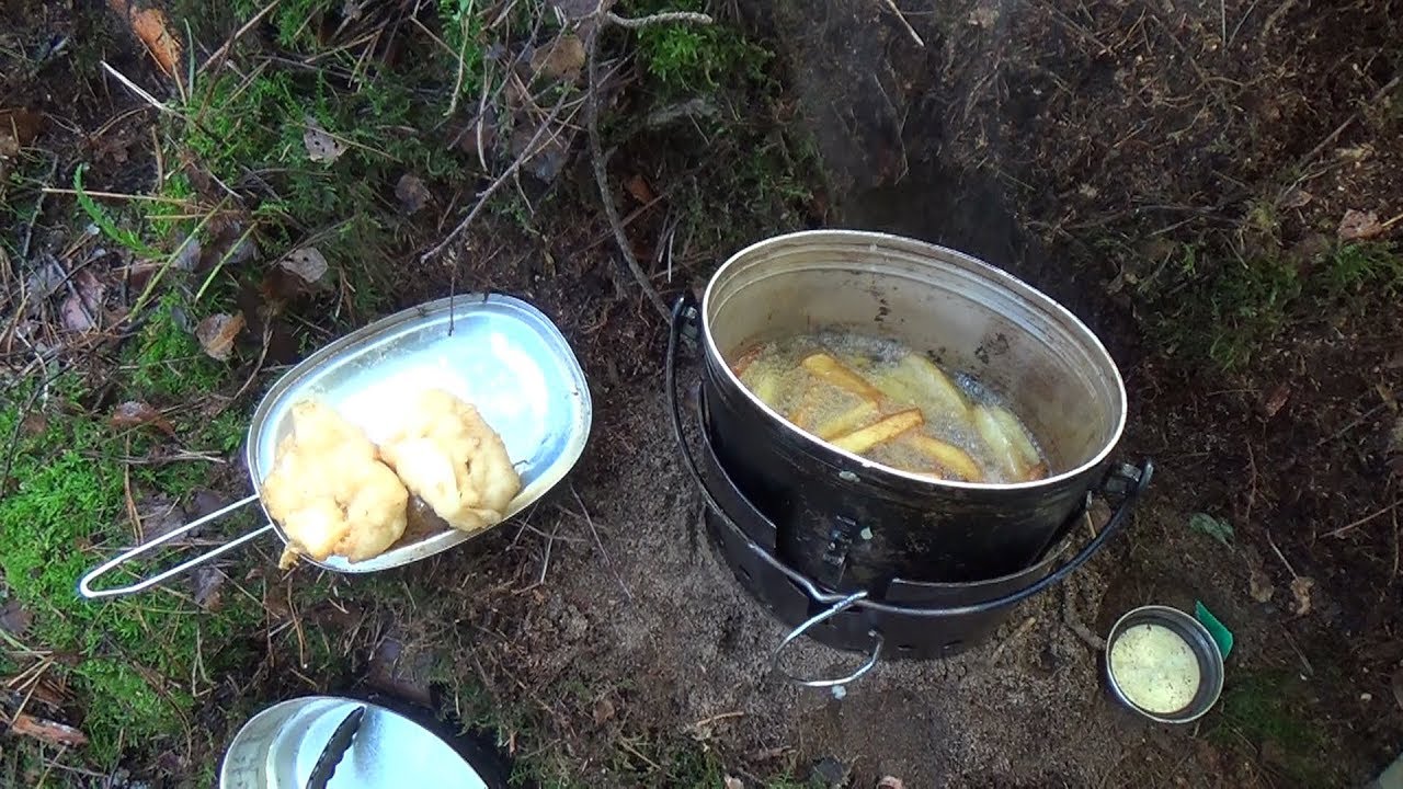 Swedish Army Mess Kit - Fish & Chips