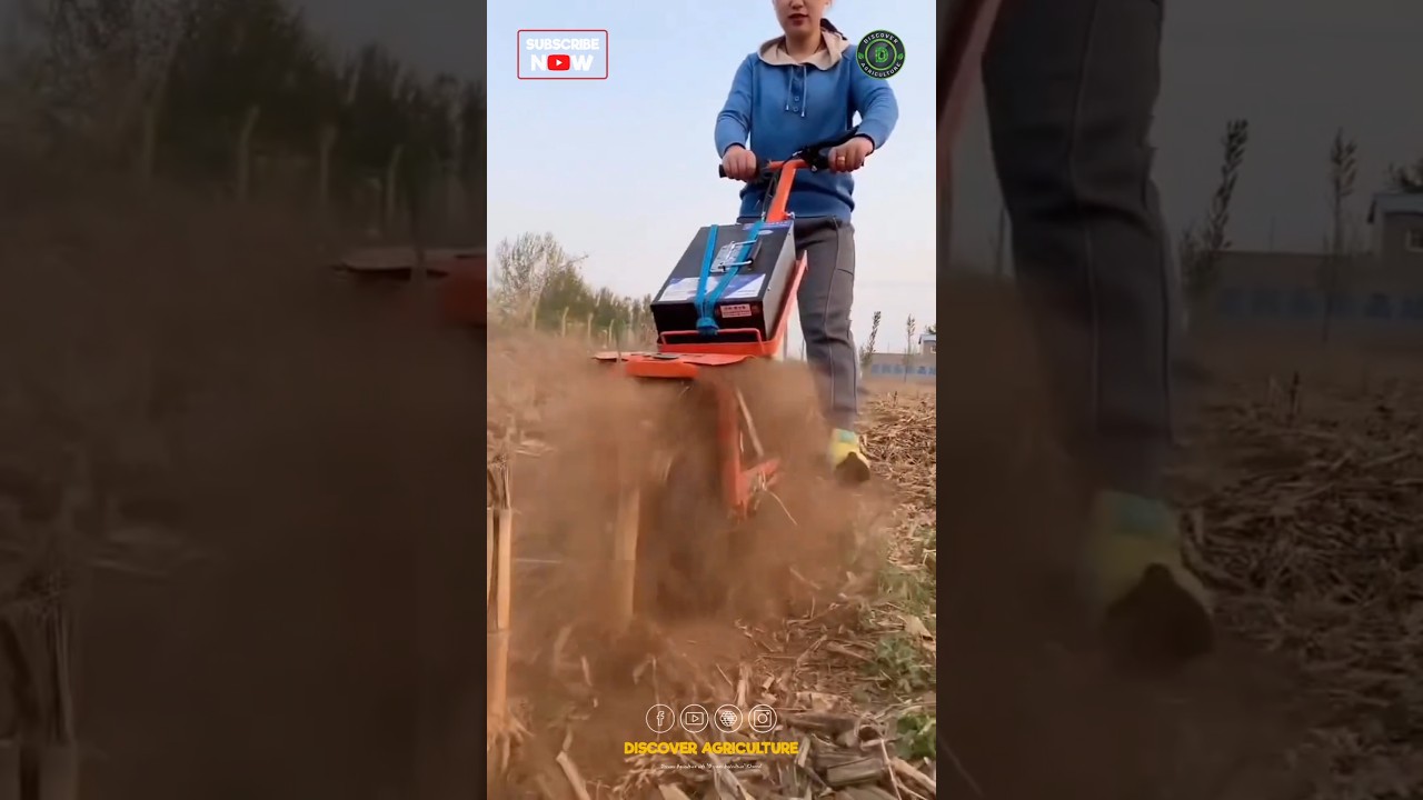 Battery Operated Electric Power Tiller Machine