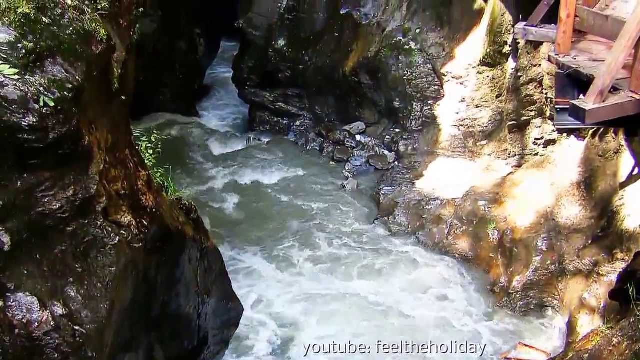 Kaprun Zell am See.Video 5 .Natural Monument. Naturdenkmal. Sigmund Thun Klamm in Kaprun