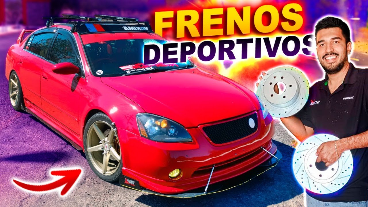 Como cambiar Discos ventilados Ranurados y Perforados // Altima 2002// Frenos de Auto