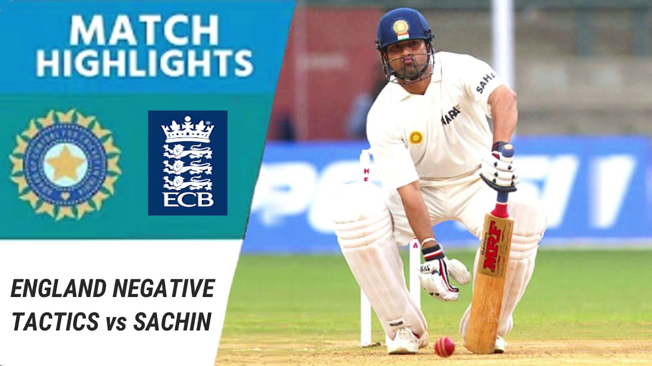 India vs England | Test Highlights | England&rsquo;s Negative Tactics vs Tendulkar | Vaughan Handled Ball