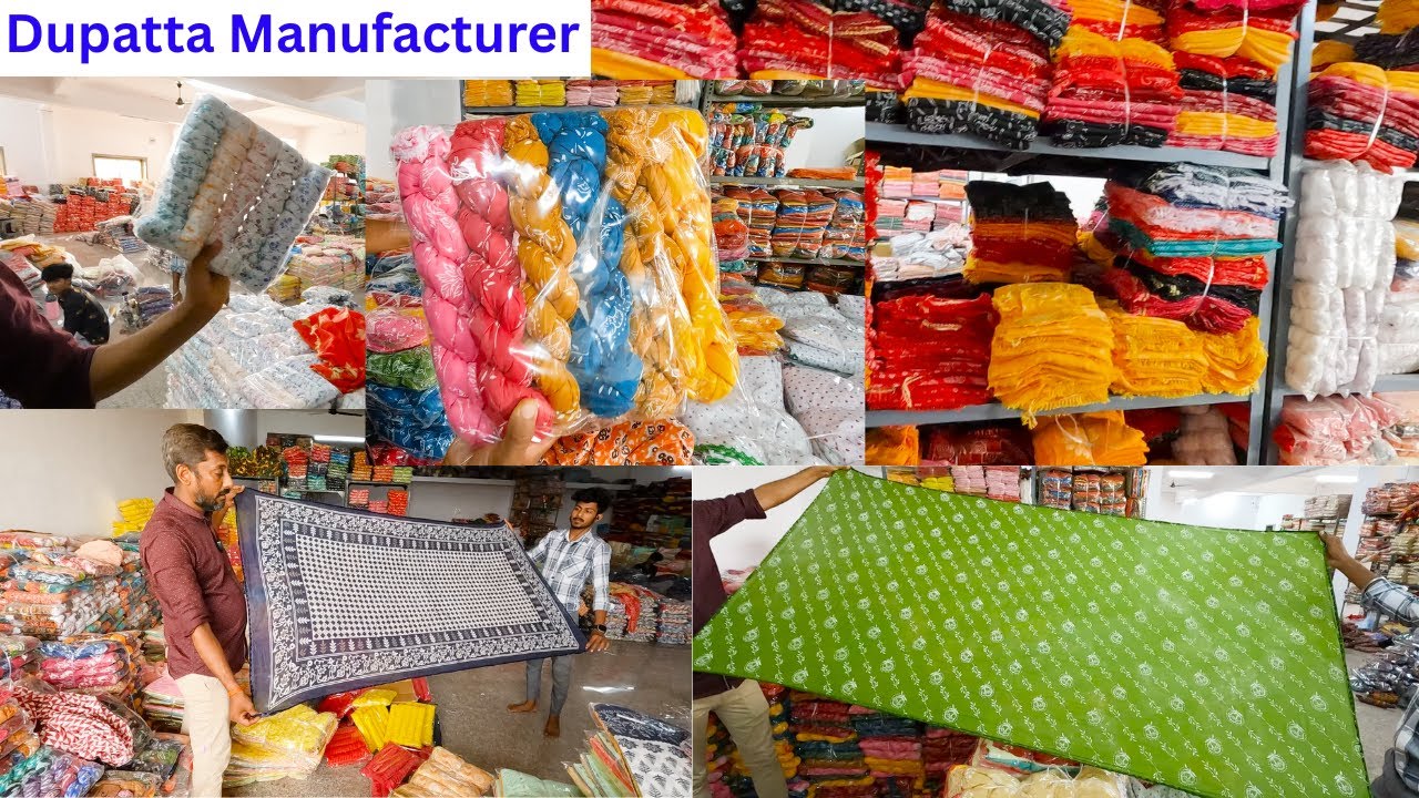 Kolkata Biggest Dupatta Manufacturer & Wholesaler New Collections Cotton Dupatta