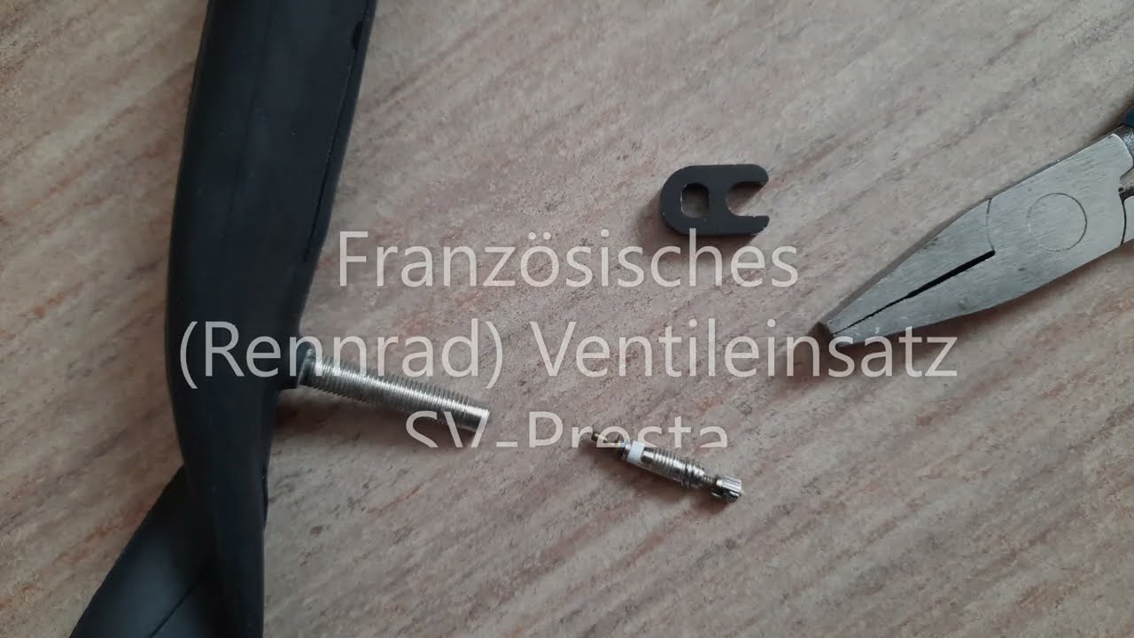SV (Presta) Ventileinsatz für ein Fahrradventil.