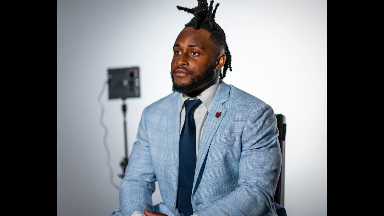 Fighting Peaches: Arkansas State football Melique Straker Sun Belt Media Day Interview (8.3.23)