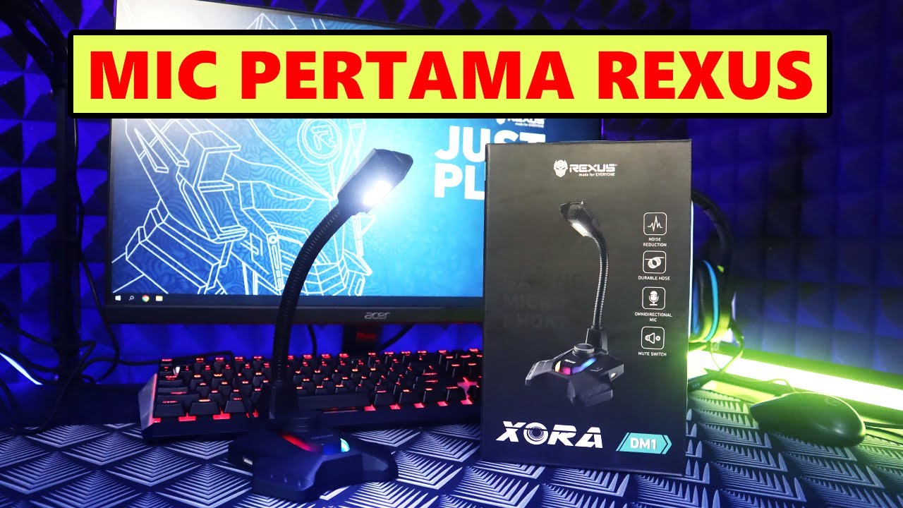 MIC GAMING PERTAMA DARI REXUS  (REXUS XORA DM1)