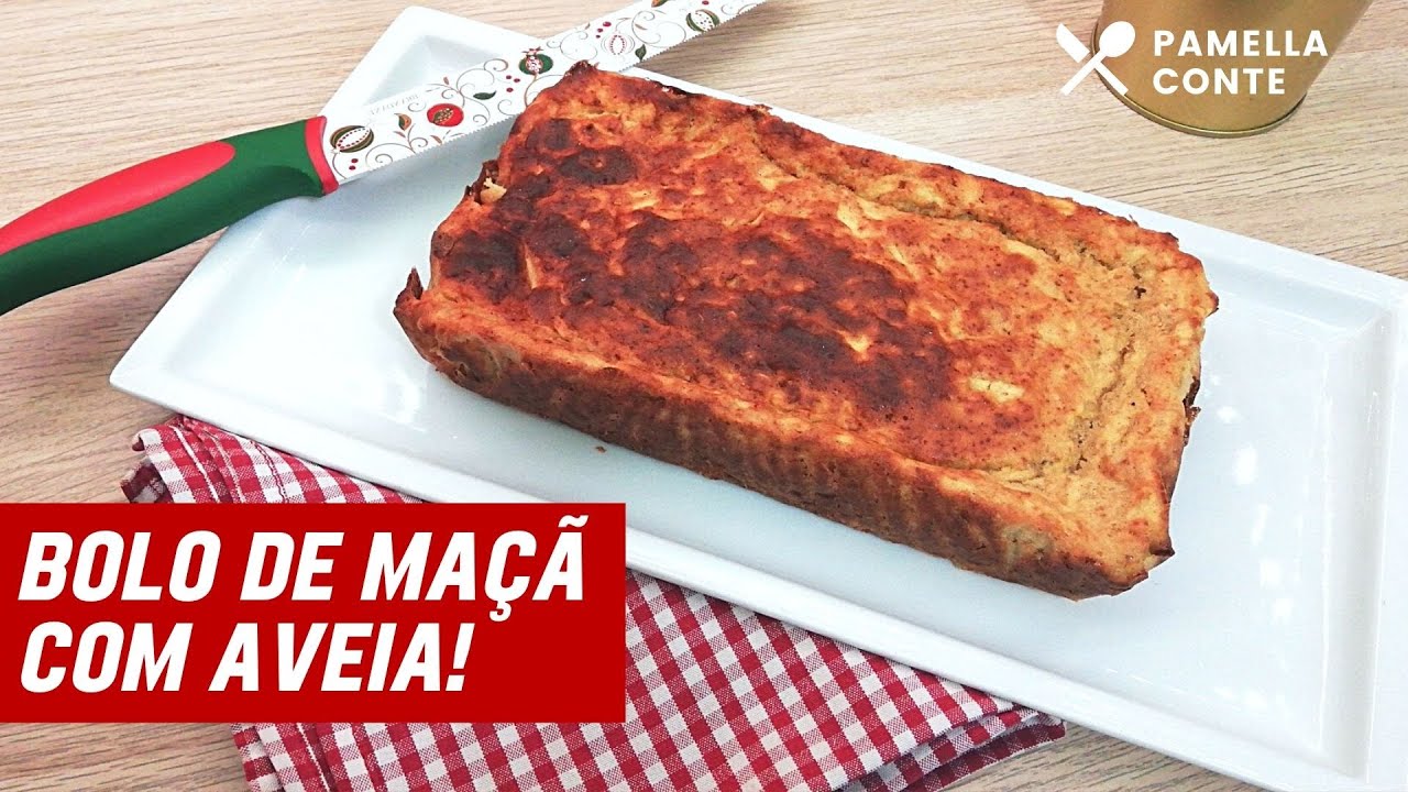 BOLO DE MAÇÃ molhadinho sem glúten!