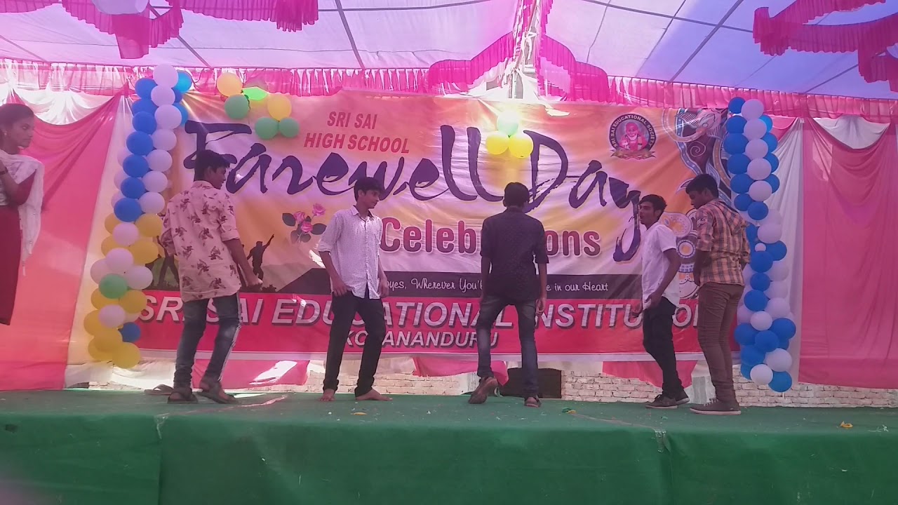 Sri sai institution in kotananduru farewell celebration