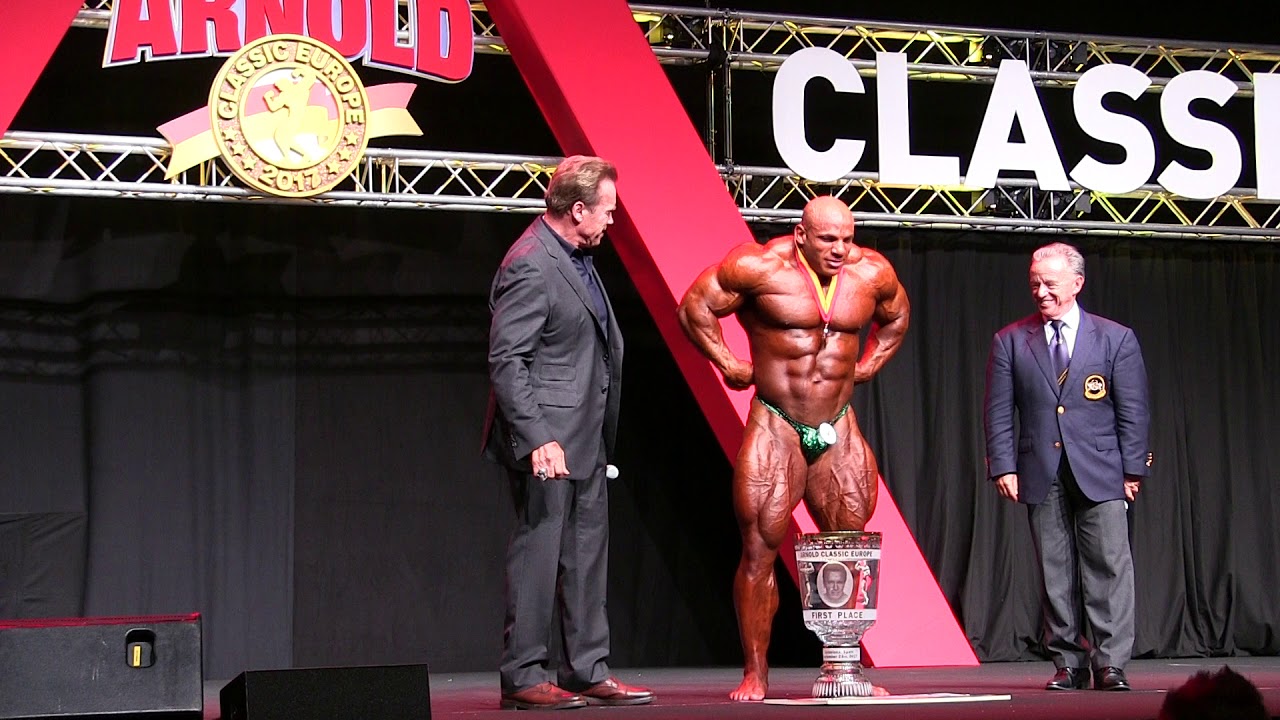 Big Ramy after winning @ Arnold Europe Pro 2017