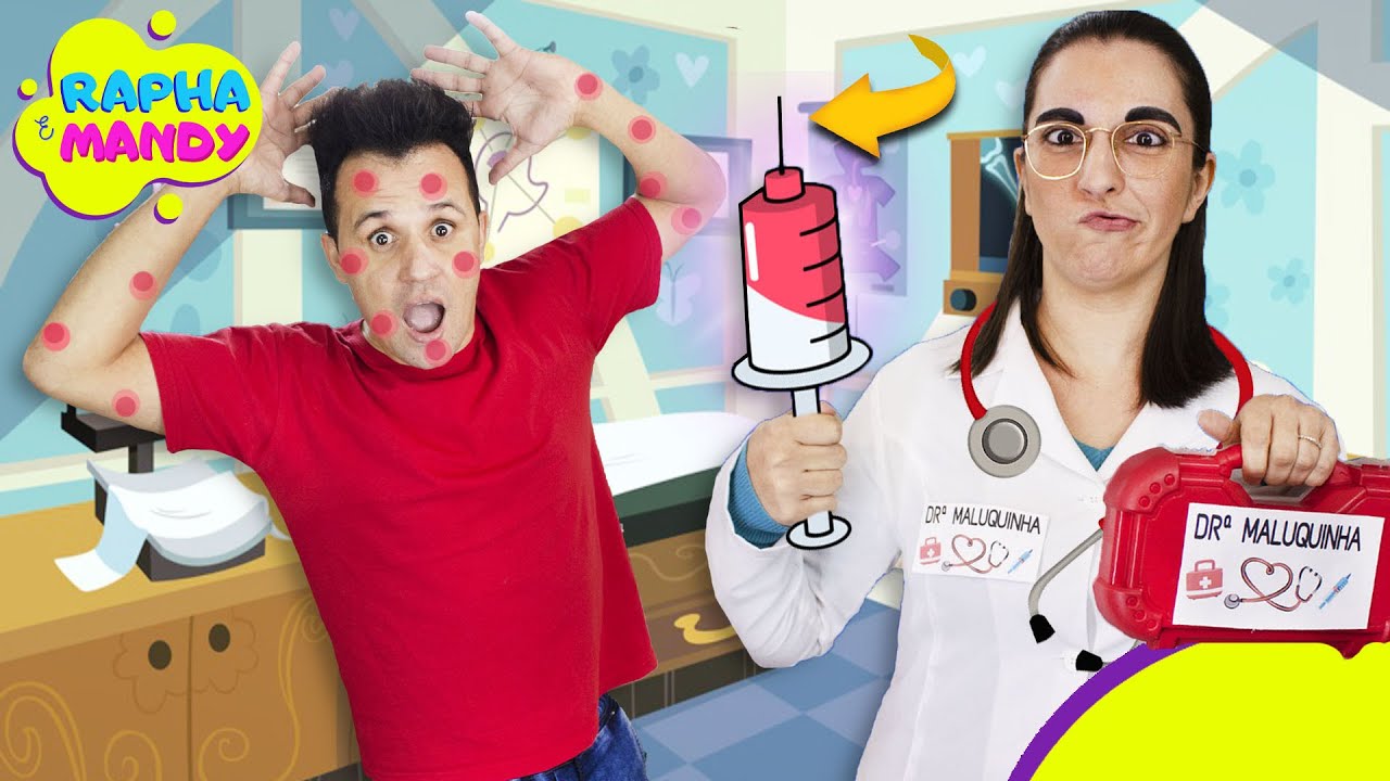 UMA DOUTORA MALUQUINHA EM 3 HIST&Oacute;RIAS ENGRA&Ccedil;ADAS PARA CRIAN&Ccedil;AS - Rapha e Mandy