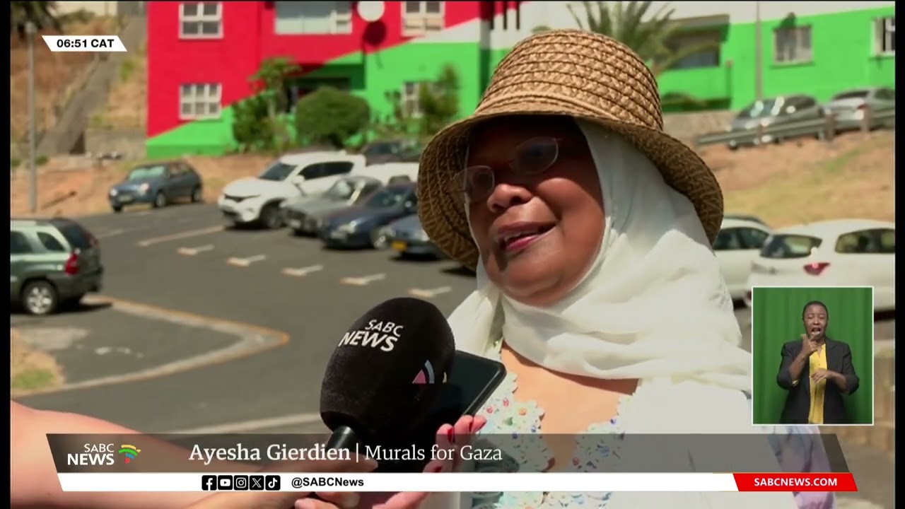 Murals for Gaza | Residents of Cape Town's Bo-Kaap use art to show support for Palestine