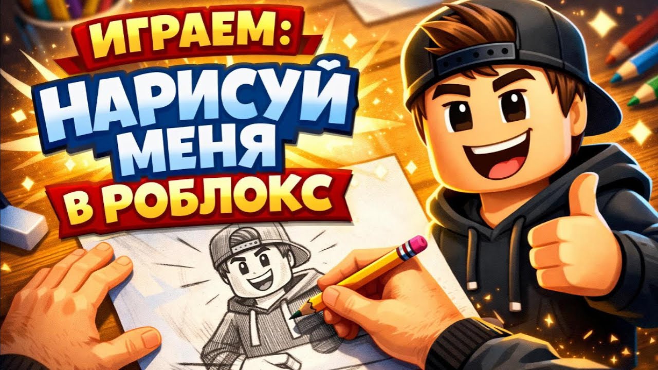 играем нарисуй меня в ROBLOX