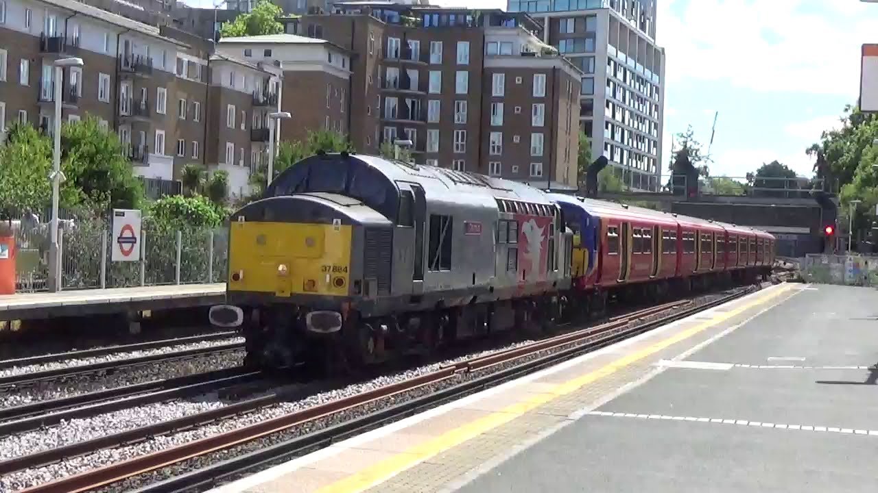 British Railways 2022-West Brompton & Kensington Olympia Classes 37, 66, 377, 378 & 455