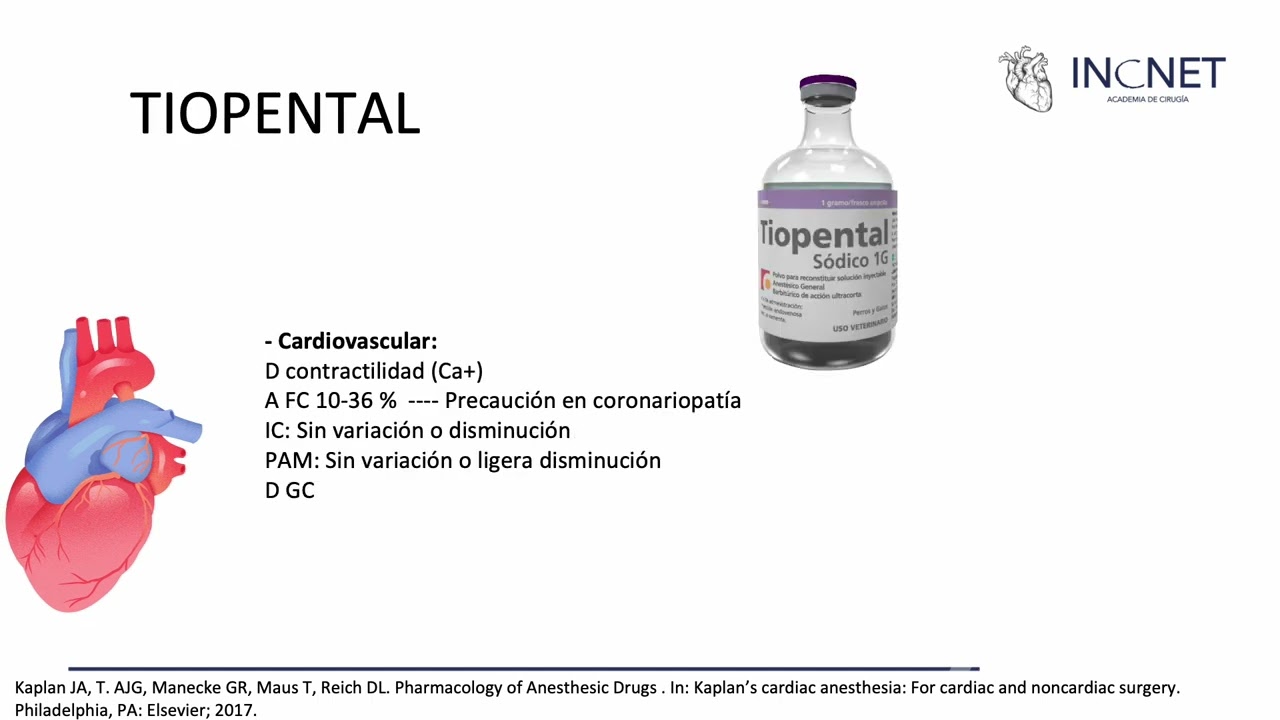 ANESTESICOS EN CIRUGIA CARDIACA
