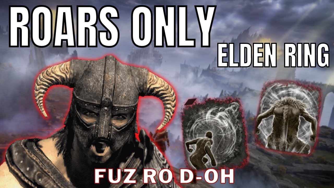 How I Beat Elden Ring Using ROARS ONLY (Dragonborn Build)