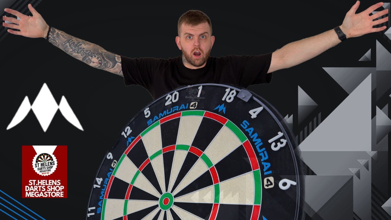 THE NEW MISSION SAMURAI 4 DART BOARD!!