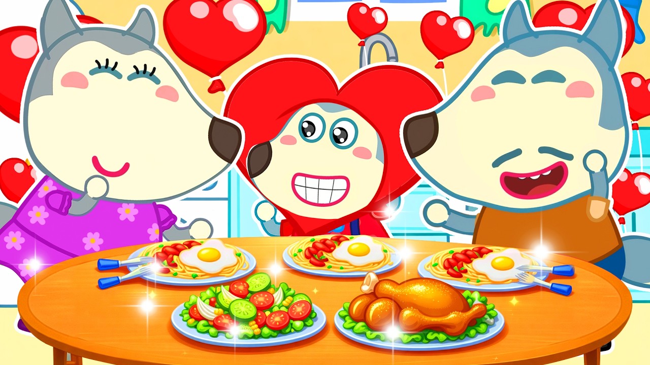 Baby Plans Best Valentine Surprise Ever for Mom and Dad! 💖 Wolfy - Baby Cartoons