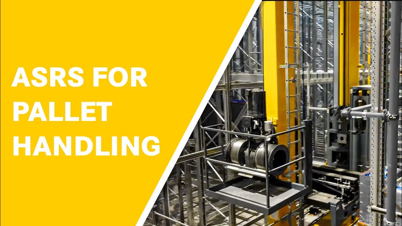 DAMBACH Automated Storage and Retrieval System (ASRS) for pallet handling
