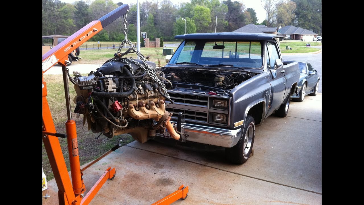 84 Chevy C10 LSx 5.3 swap with Z06 Cam - Parts Needed Shown - Truck LS1