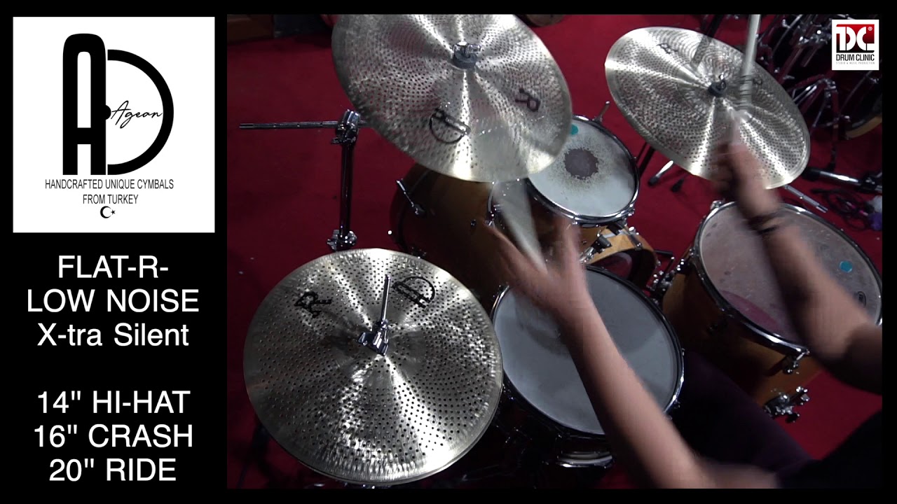 Agean Cymbals Flat R X-tra Silent Low Volume Set