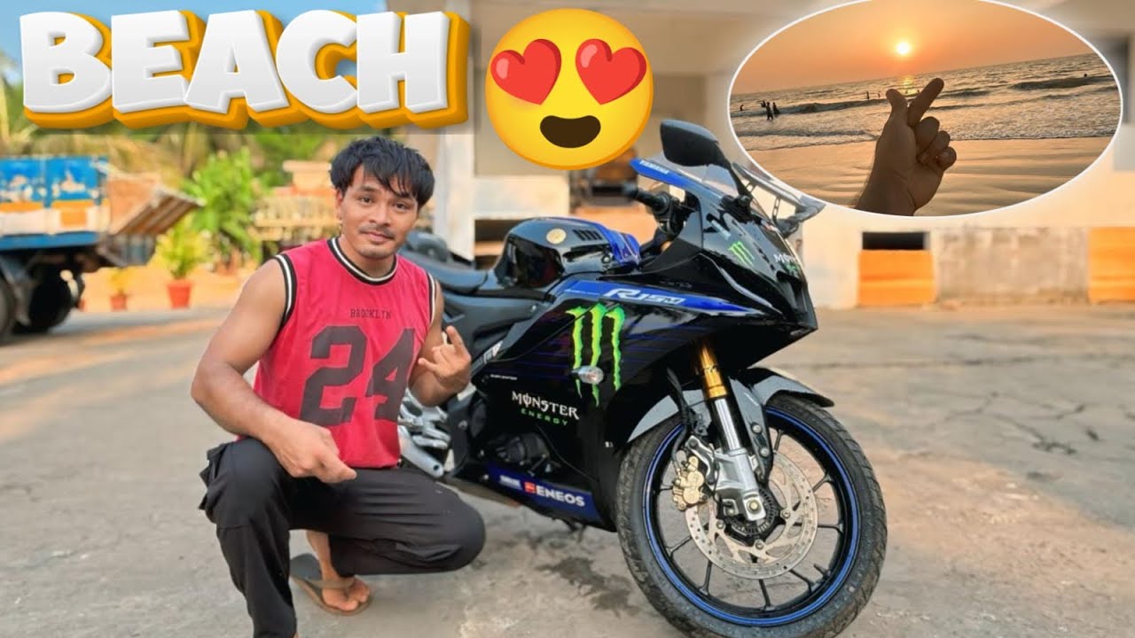 Oh bhai itna khubsurat beach guys🤩🥰 pani puri wale ke sath kales ho gaya😡