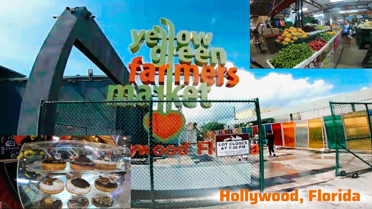 Yellow Green Farmers Market | BEST PLACE for FOODIES | Hollywood Florida