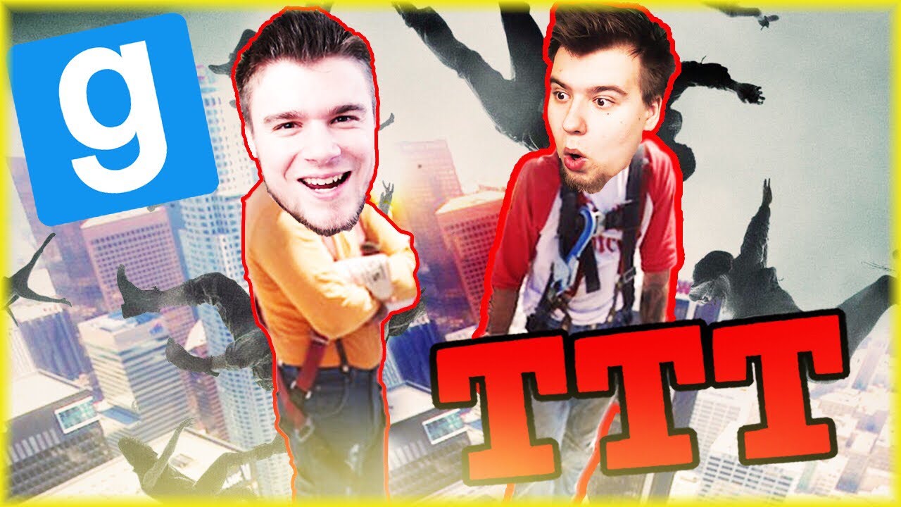 MANDZIO I BLADII ZRZUCAJĄ KOLEGÓW Z WIEŻY | Garry's mod [#872] - TTT [#194] (With: EKIPA) #BLADII