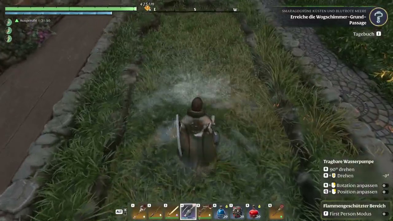 so kann man ein Teich oder see in enshrouded machen