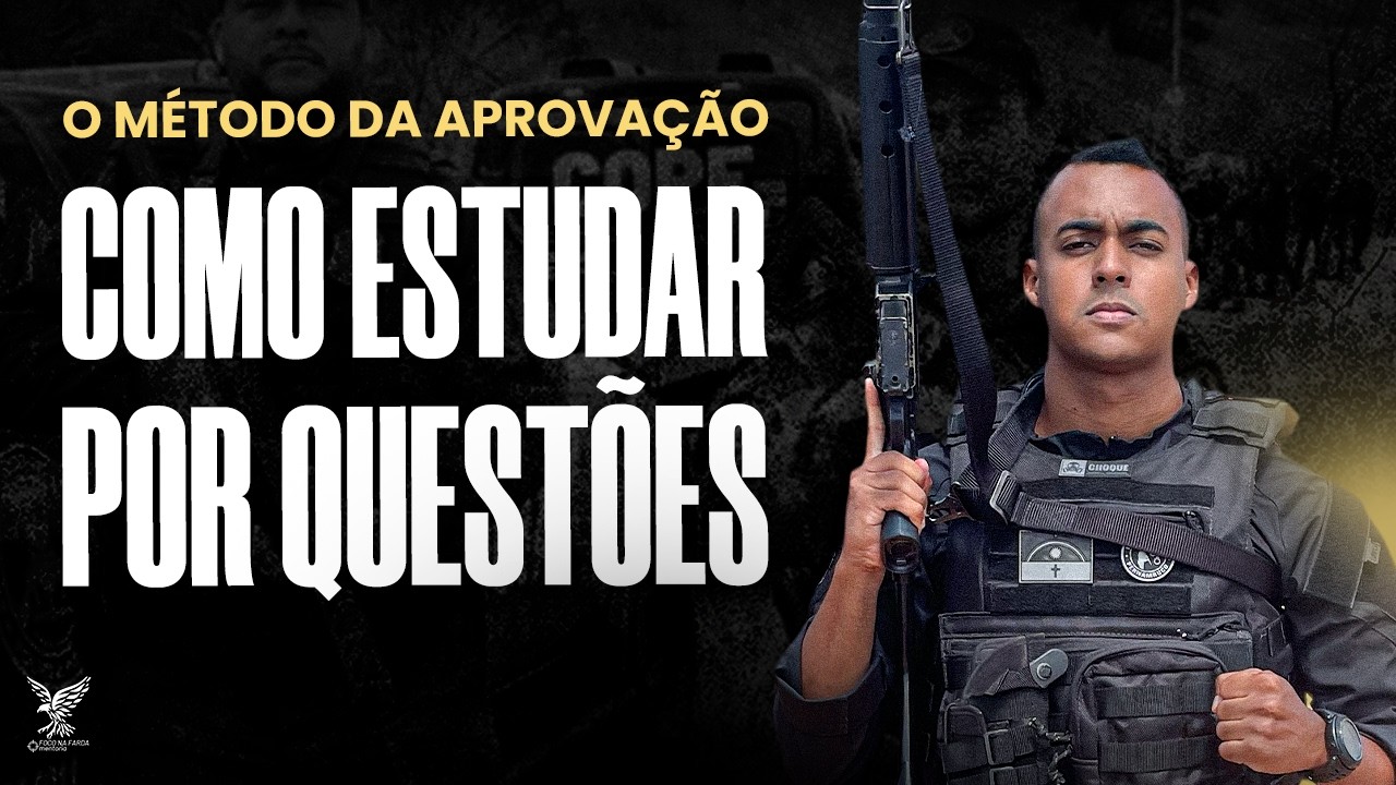 COMO ESTUDAR POR QUESTÕES? ESTUDEI ASSIM E FUI APROVADO 4X