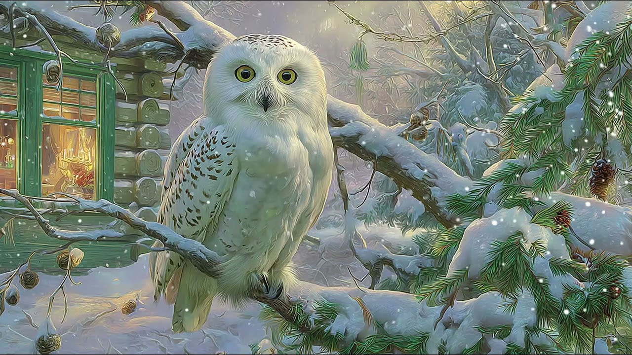 Relaxing Celtic Music - The Snowy Owl's Wisdom for Focus