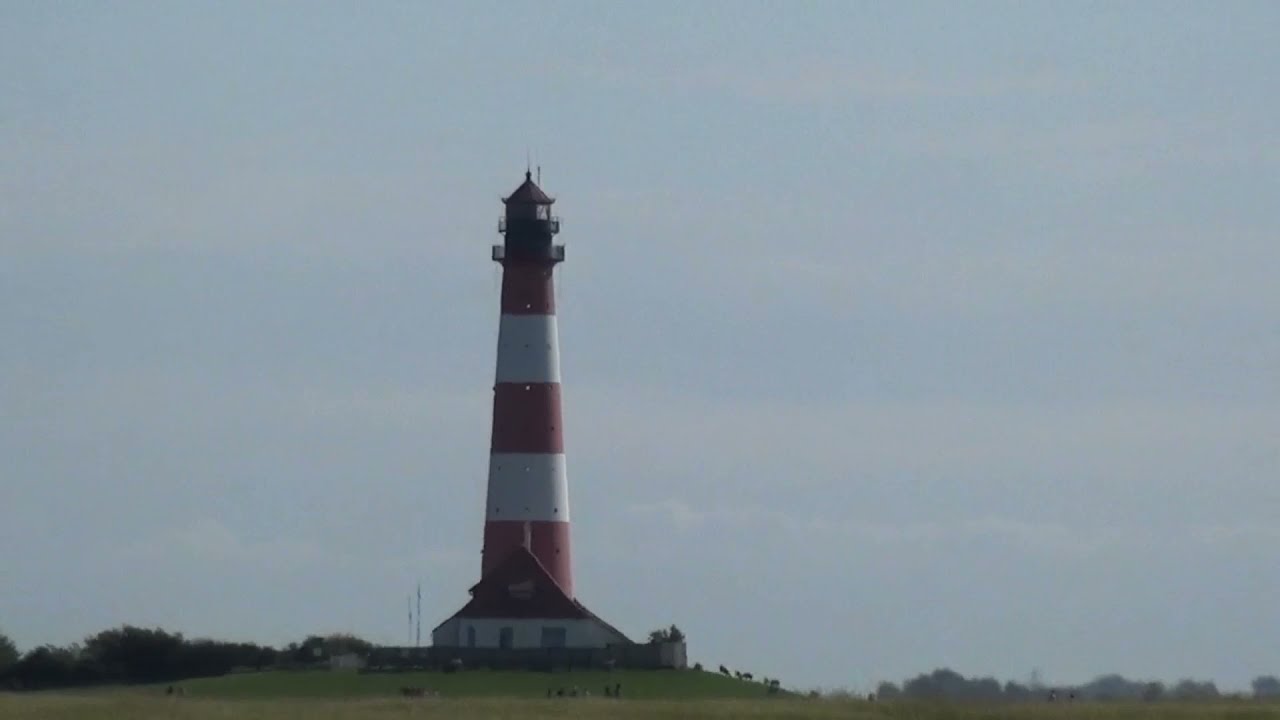 Westerhever Sand (Leuchtturm) Die Gefahr der Flut!