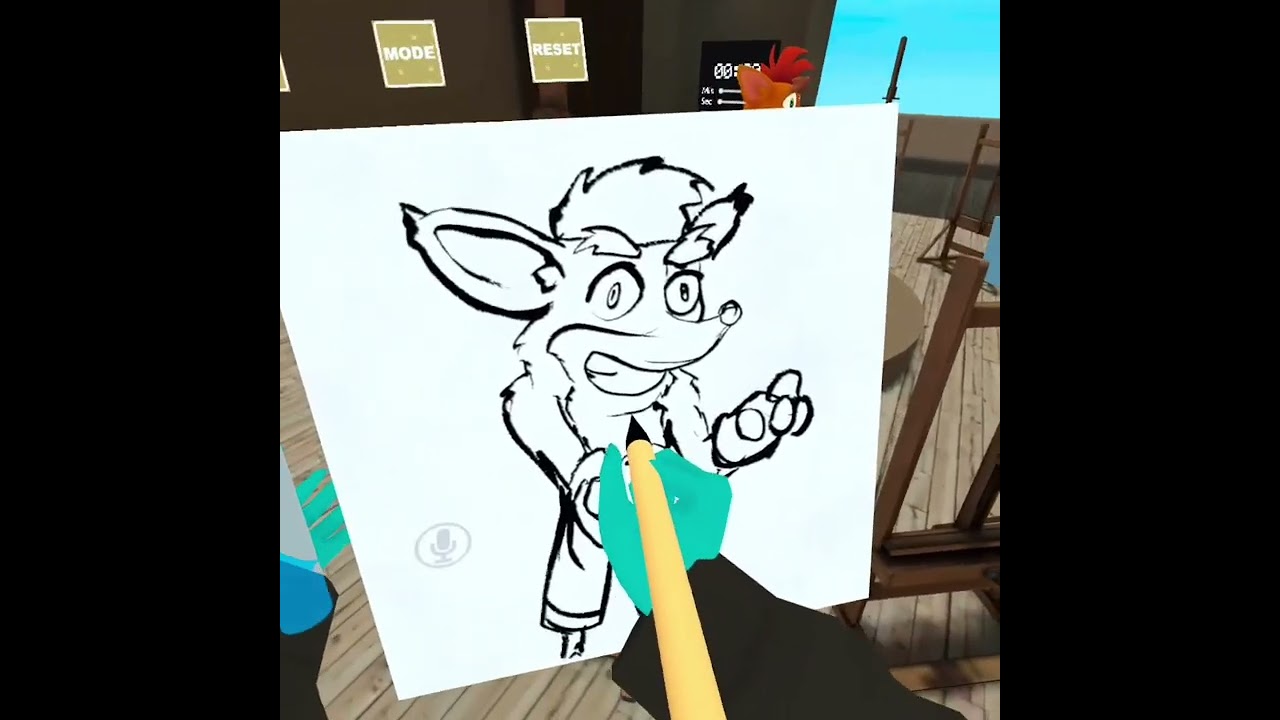 Drawing people in VR chat pt. 3