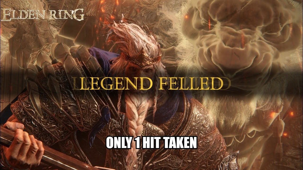 “The first Elden Lord” - Godfrey / Hoarah Loux - Only 1 Hit Taken - Elden Ring