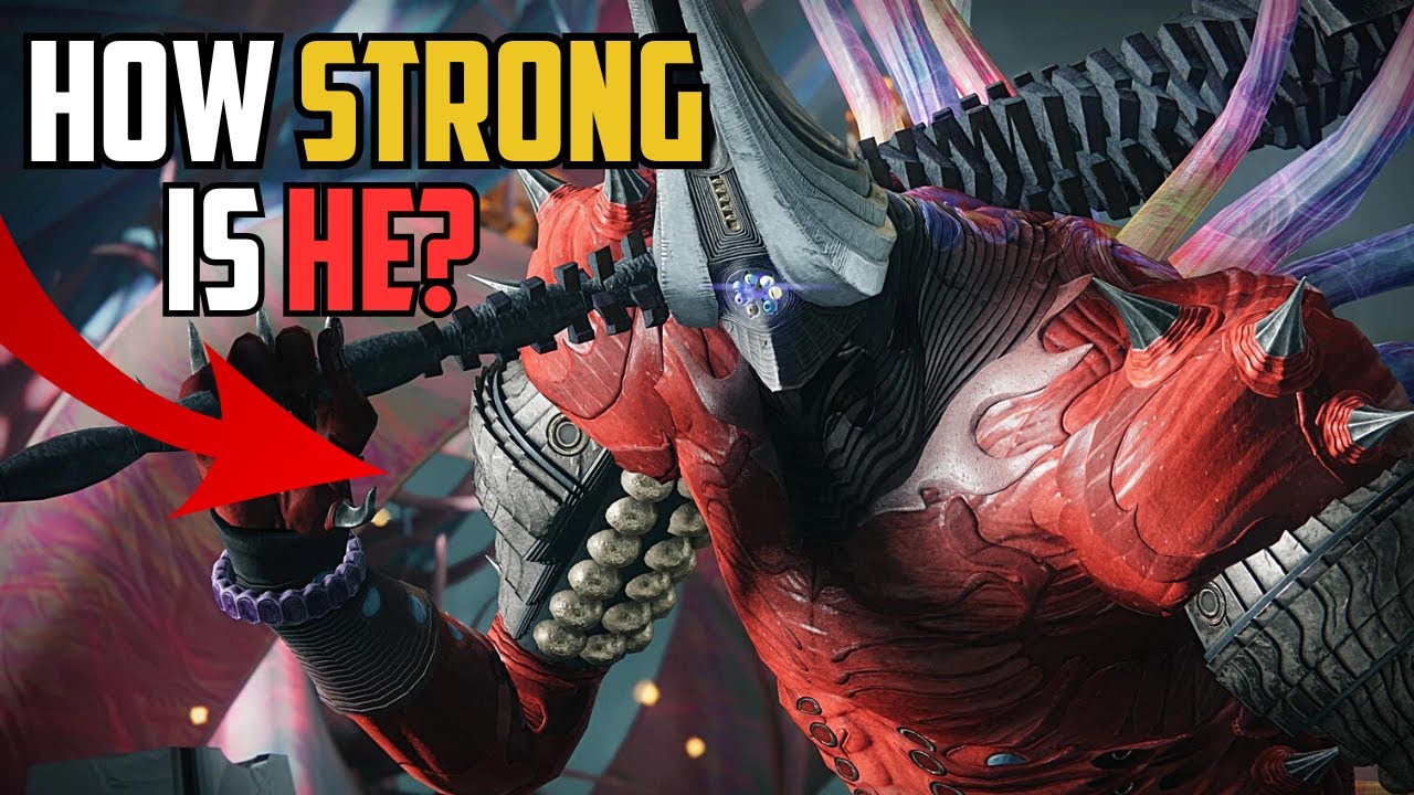 How Strong Is Nezarec Final God Of Pain? - Destiny 2