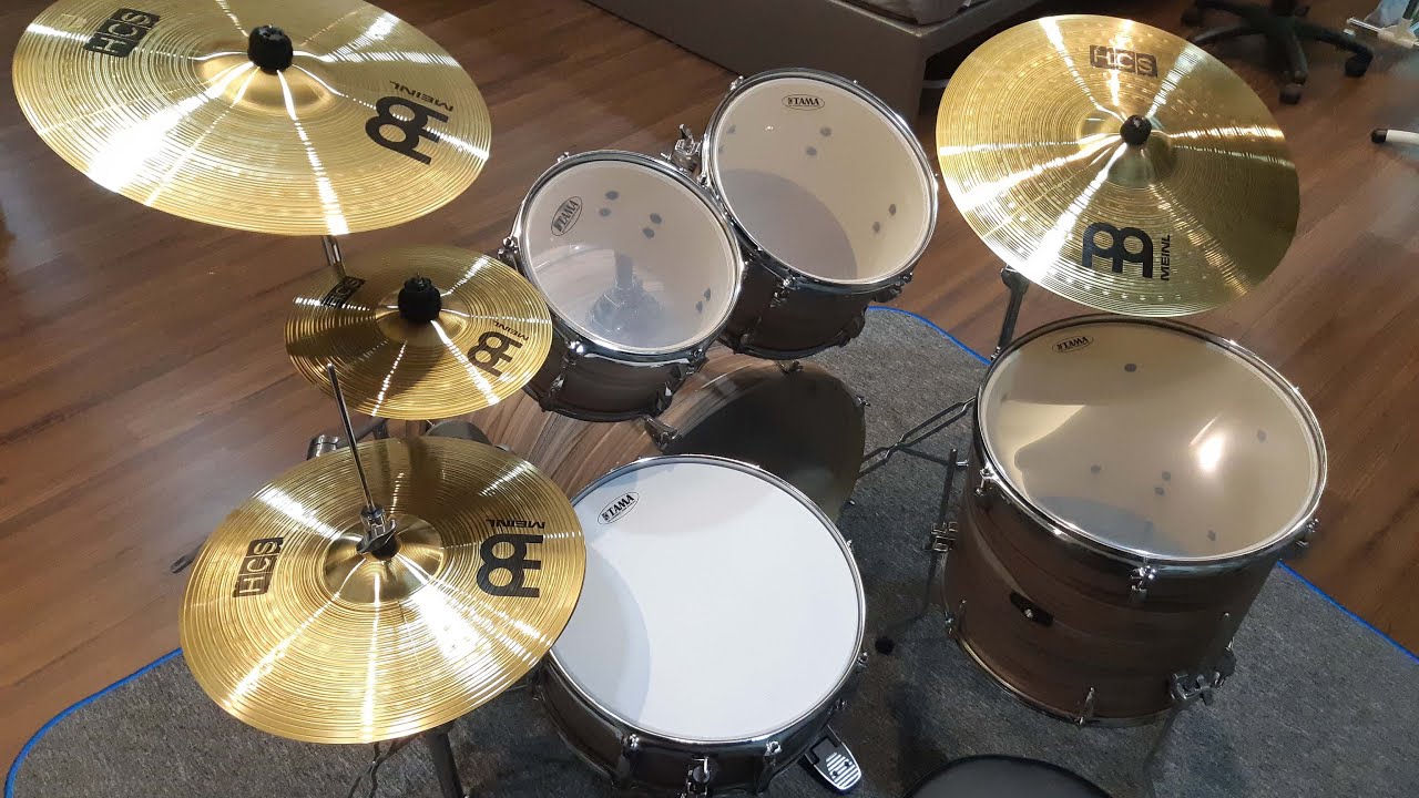 Spending an afternoon unboxing and assembling a Tama Imperialstar Drum Kit 🥁🥁🥁 #tamadrums #meinl