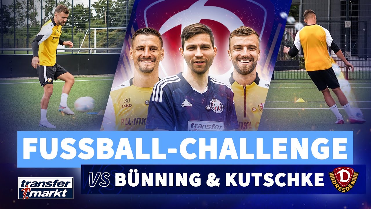 FUSSBALL CHALLENGE GEGEN KUTSCHKE & BÜNNING ⚽️ | Beat the Pro