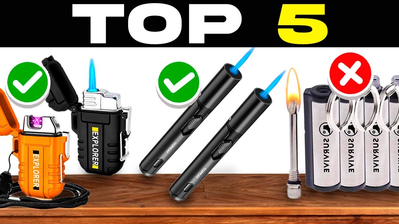 TOP 5 BEST SURVIVAL LIGHTERS 2026 | WATERPROOF LIGHTERS on AMAZON