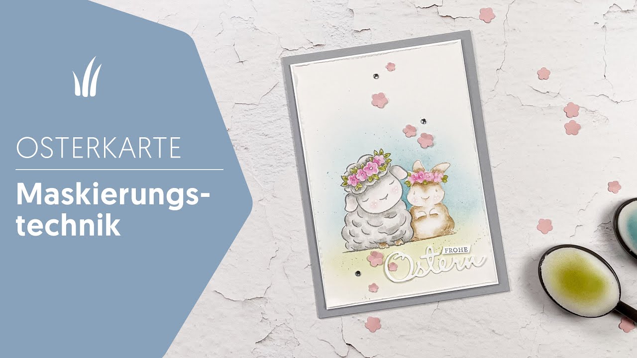 🐣 Osterkarte mit Springtime Joy von Stampin’ Up! - Maskiertechnik (1) - Video Hop