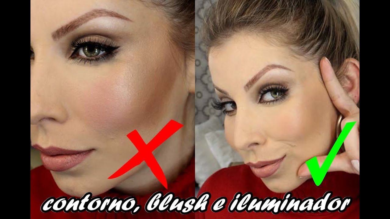 COMO APLICAR CONTORNO, BLUSH E ILUMINADOR, #MakeSemMistério