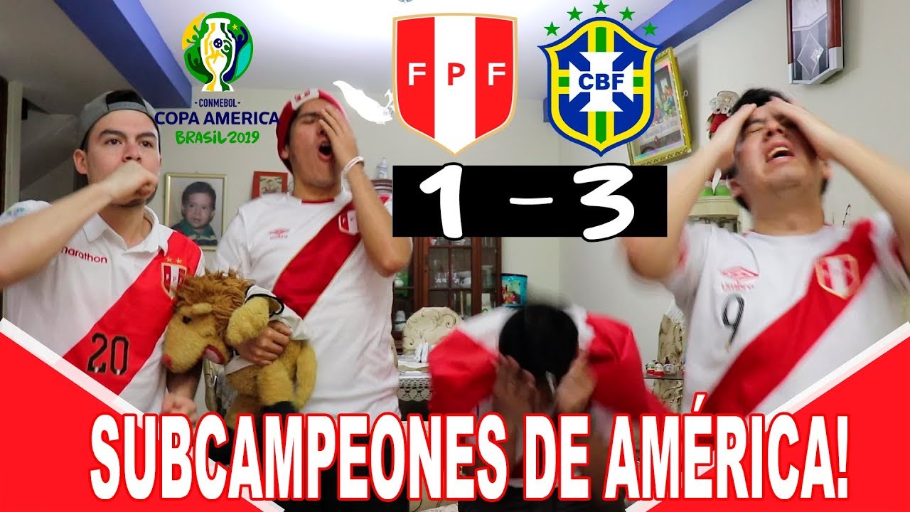 PERU VS BRASIL | 07-07-19 | REACCION FINAL COPA AMERICA 2019