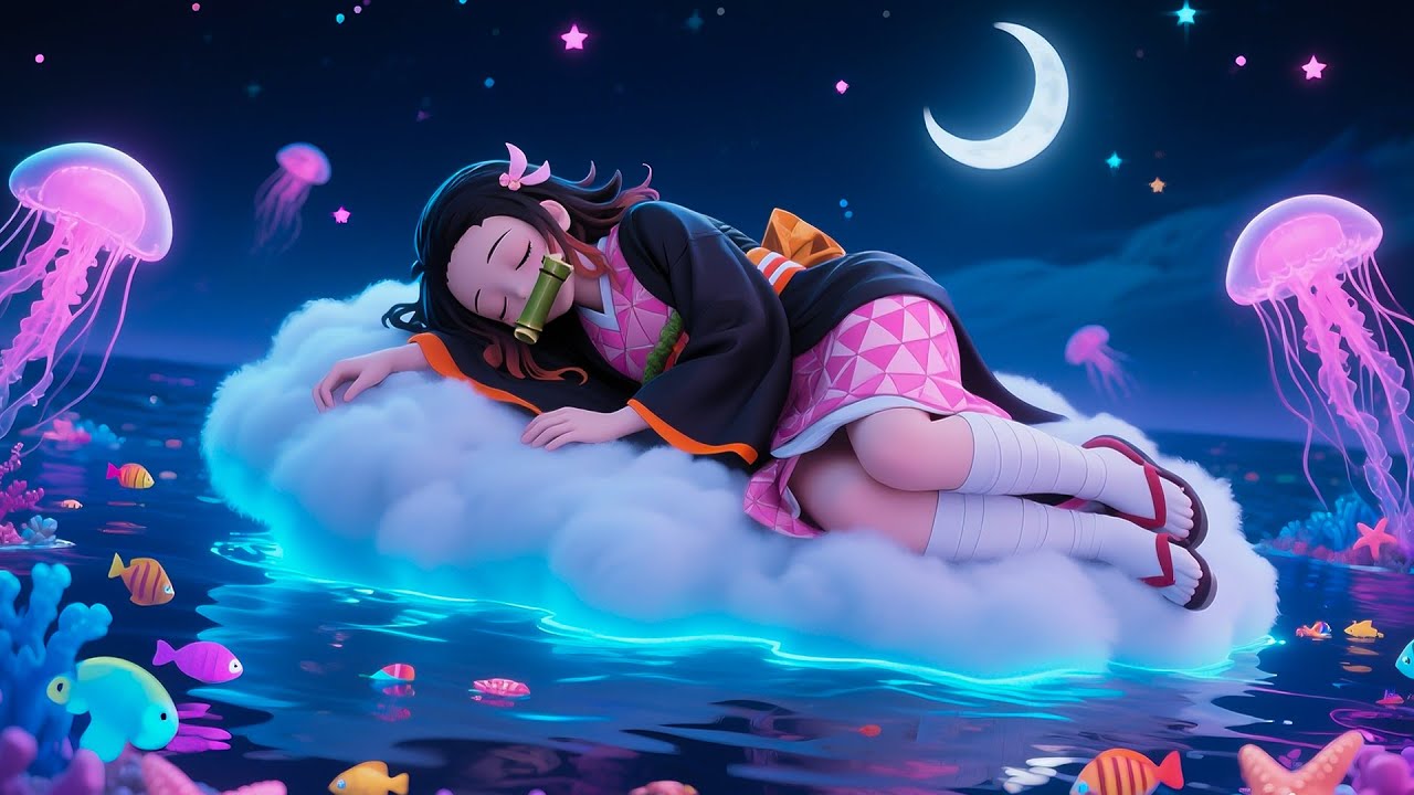 Засыпайте мгновенно за 3 минуты 😴 | Мечтательное путешествие с Незуко из «Kimetsu no yaiba»💗✨