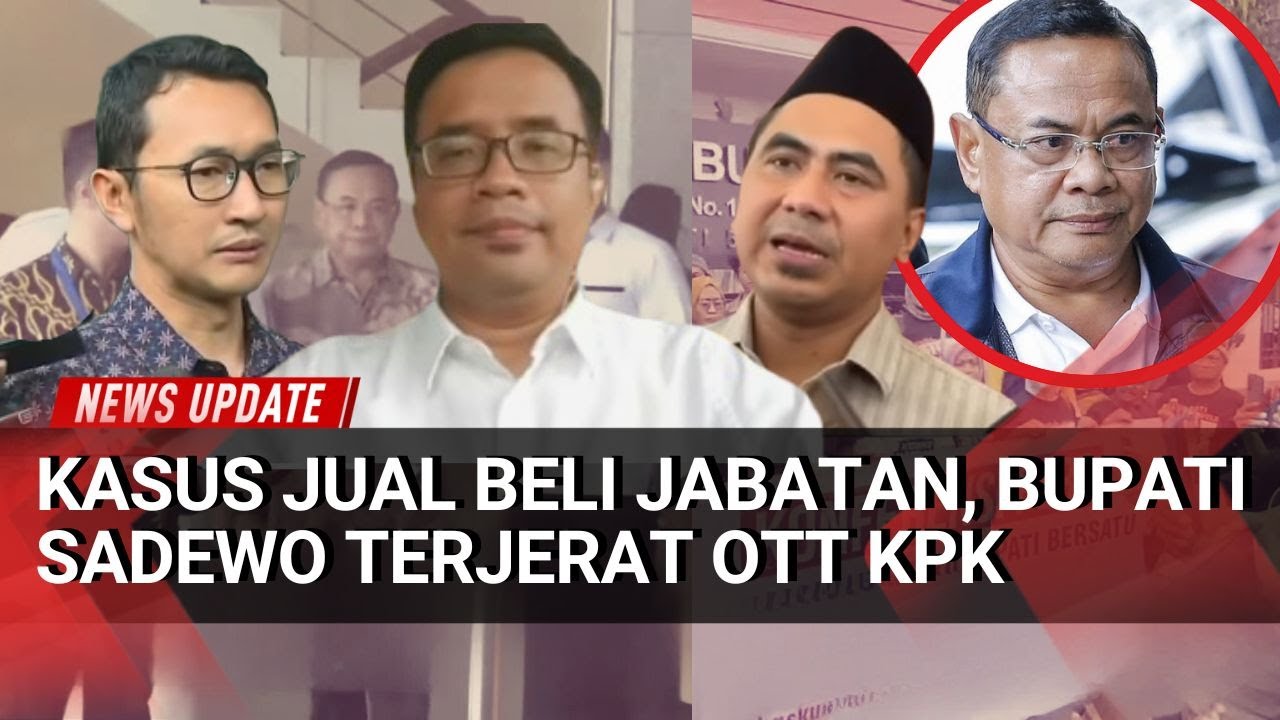 OTT KPK: Bupati Pati Sudewo Diduga Terlibat Jual Beli Jabatan, Uang Miliaran Disita
