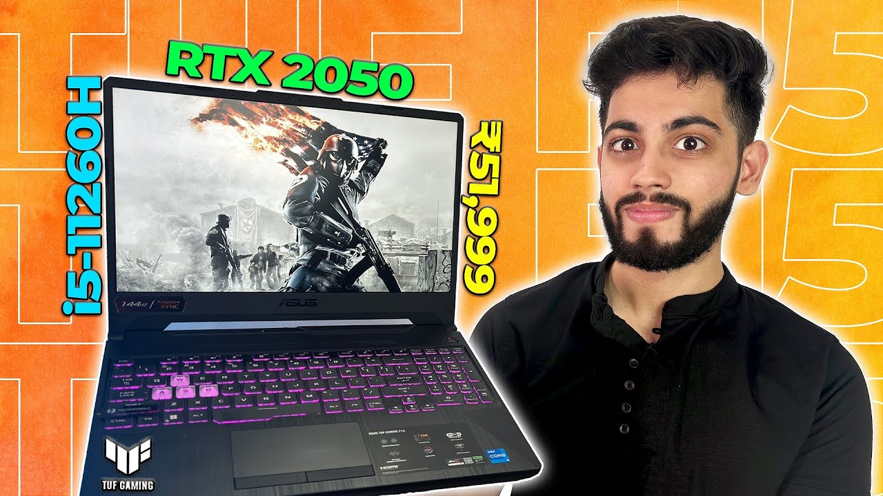 Asus TUF Gaming F15 Gaming Laptop | RTX 2050 | i5-11260H (11th Generation) | Unboxing & Review 🔥