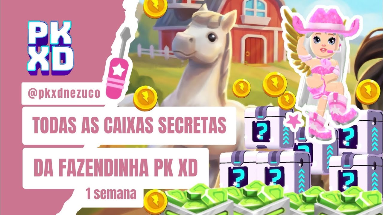 ATUALIZOU AS 7 CAIXAS SECRETAS ATUALIZAÇÃO FAZENDINHA DO PK XD 