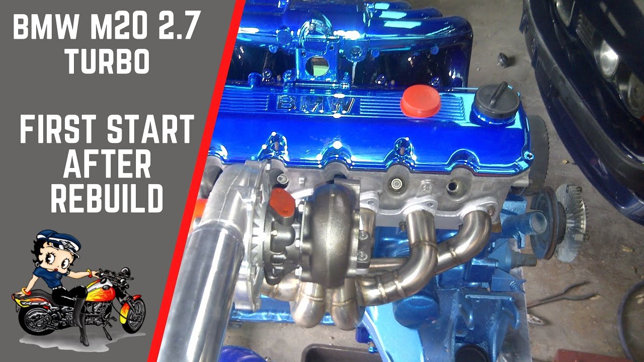 Сборка и первый запуск двигателя BMW m20 TURBO