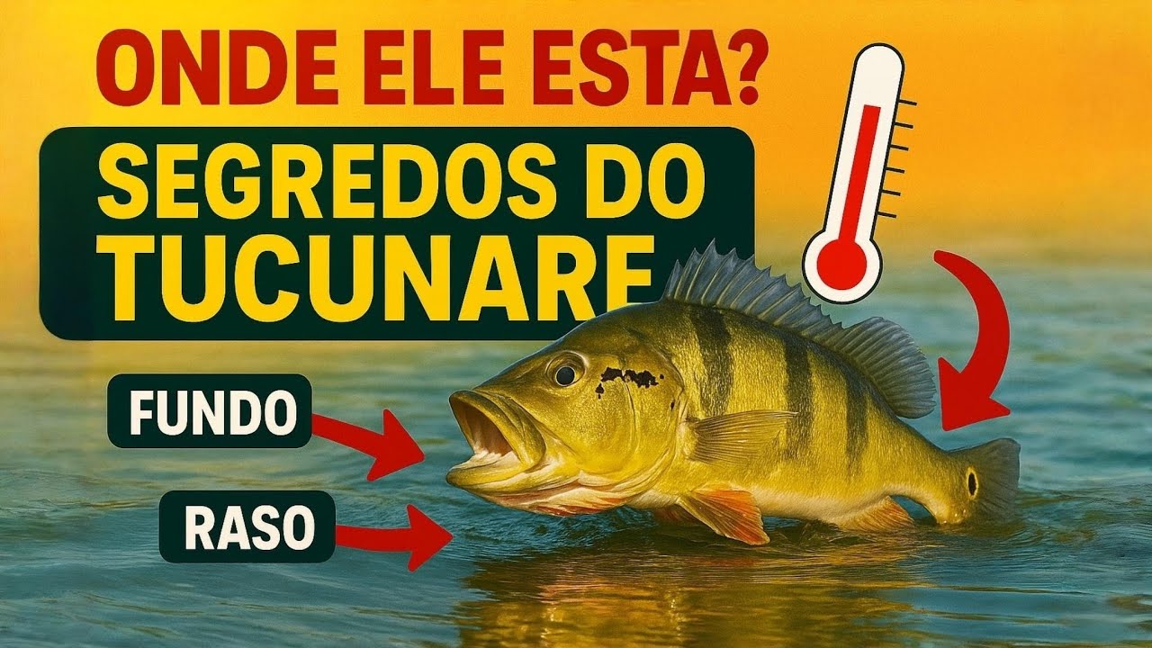 Os 4 Ciclos do Tucunaré: Aprenda Onde e Como Pescar o Ano Todo