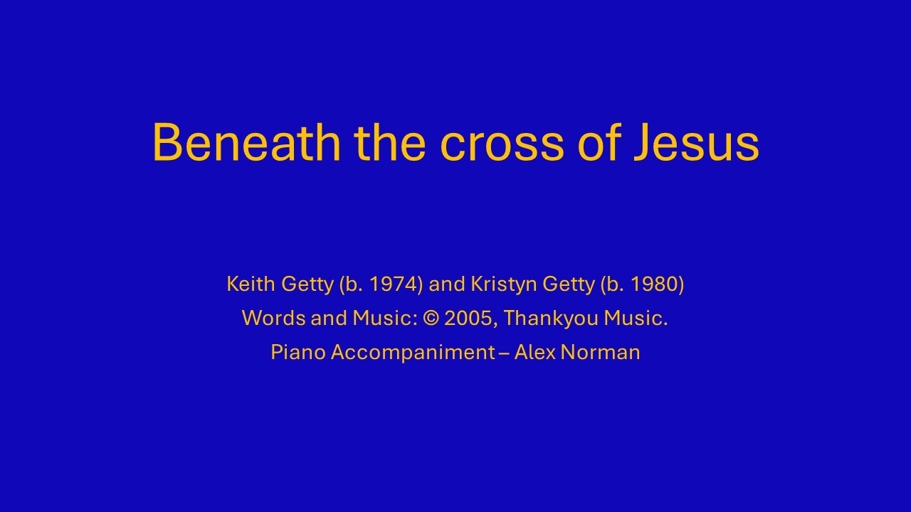 Beneath the cross of Jesus
