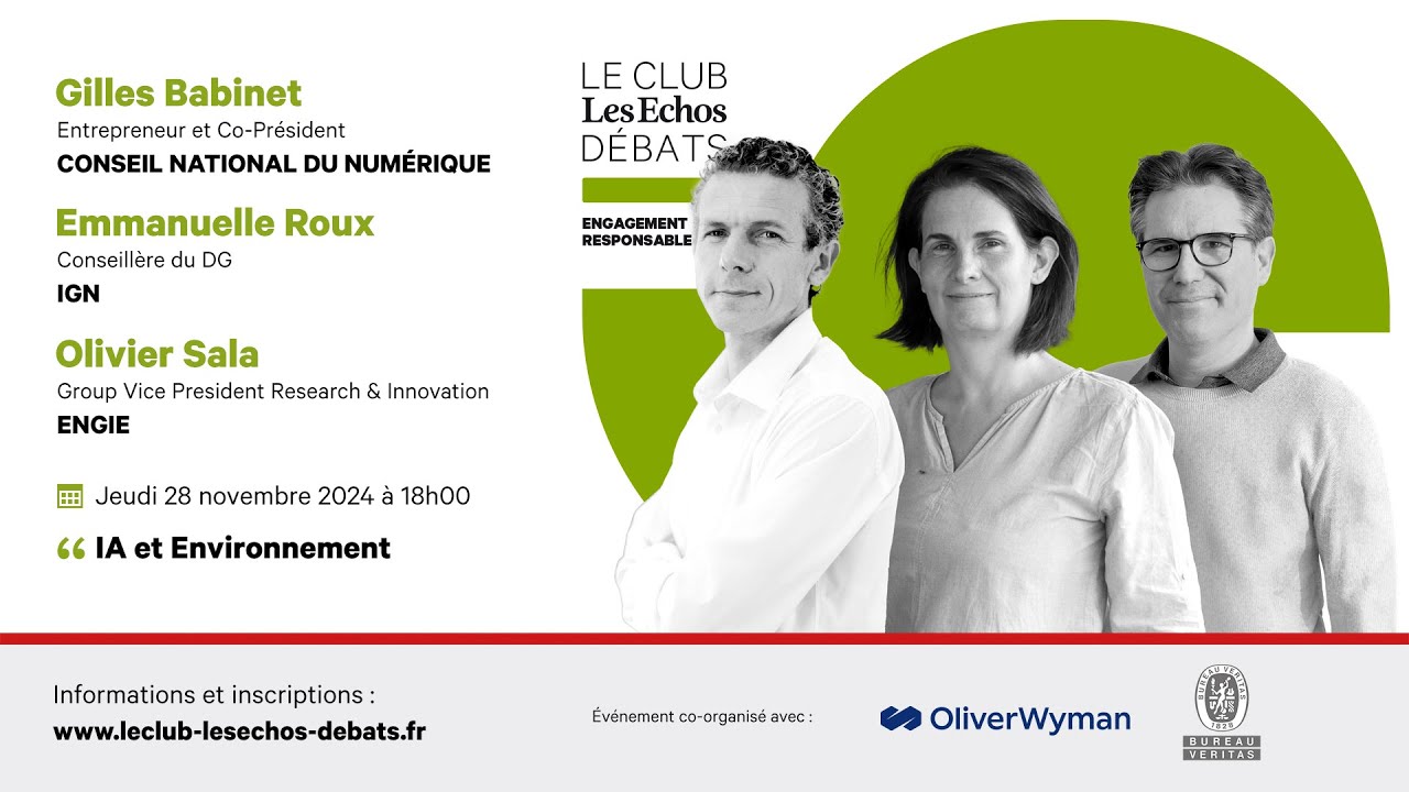 Le Club Les Echos Débats Prospective en Live jeudi 28 novembre à 18H