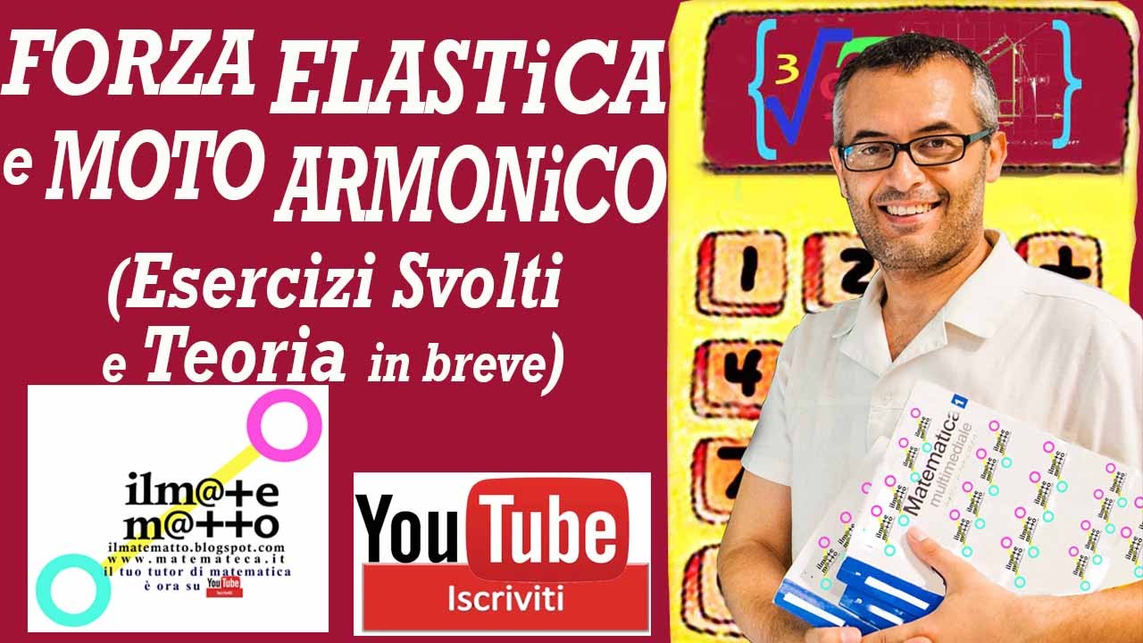 Forza Elastica e Moto Armonico: Esercizi Svolti e Teoria di Fisica