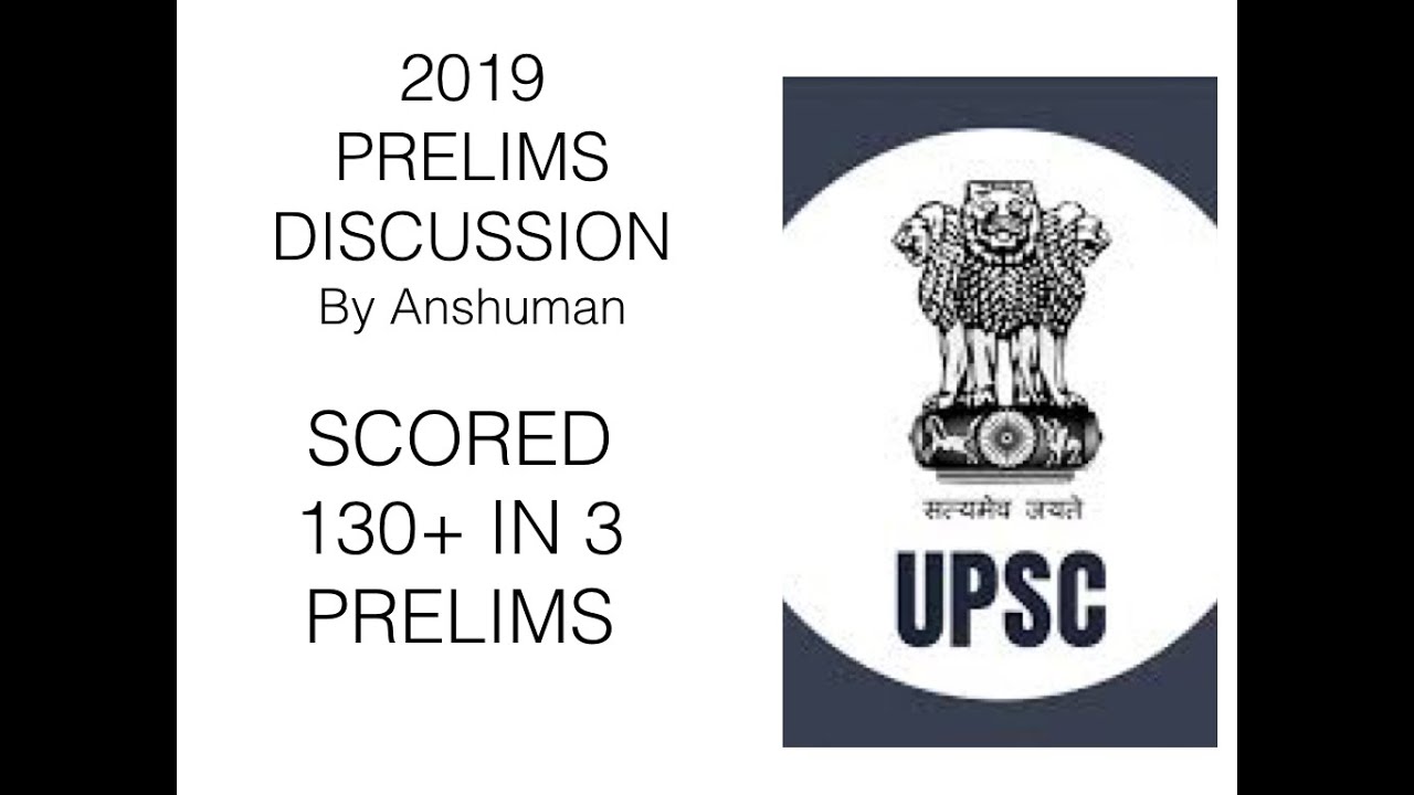 2019 Prelims Question Discussion Part 1 - by IFoS 2018 AIR 11 and CSE 2018 AIR 356